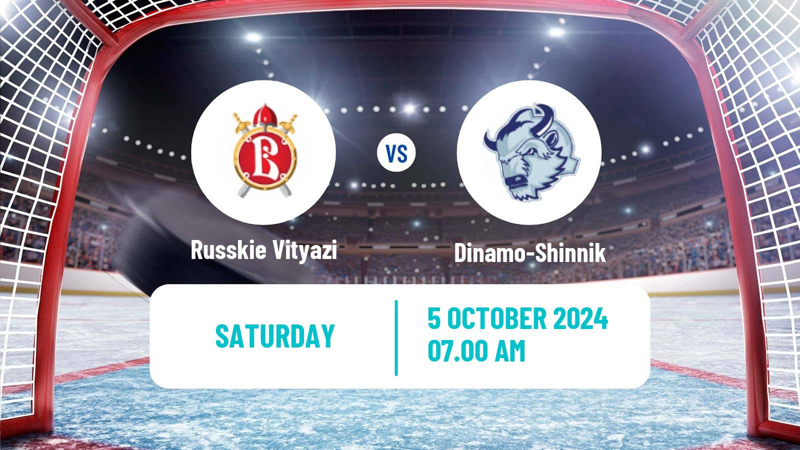 Hockey MHL Russkie Vityazi - Dinamo-Shinnik