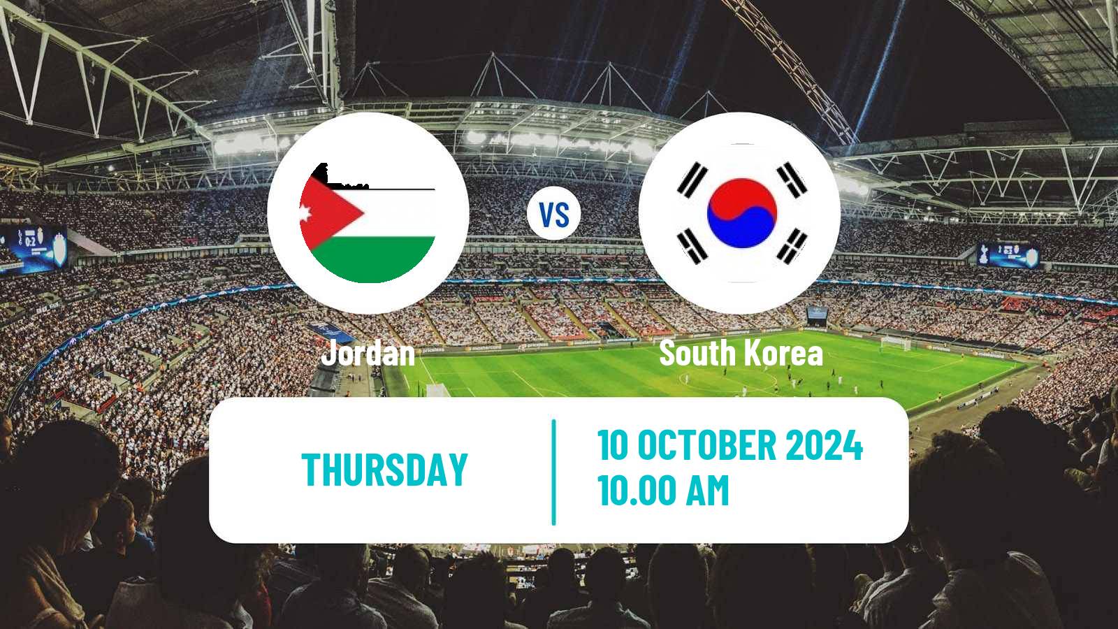 Soccer FIFA World Cup Jordan - South Korea