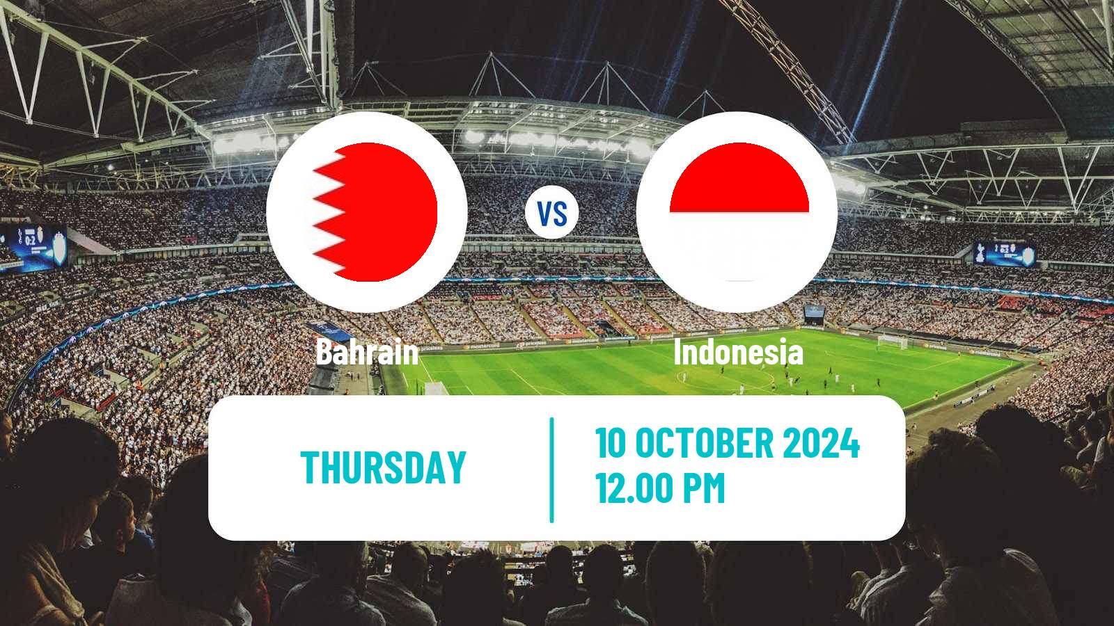 Soccer FIFA World Cup Bahrain - Indonesia