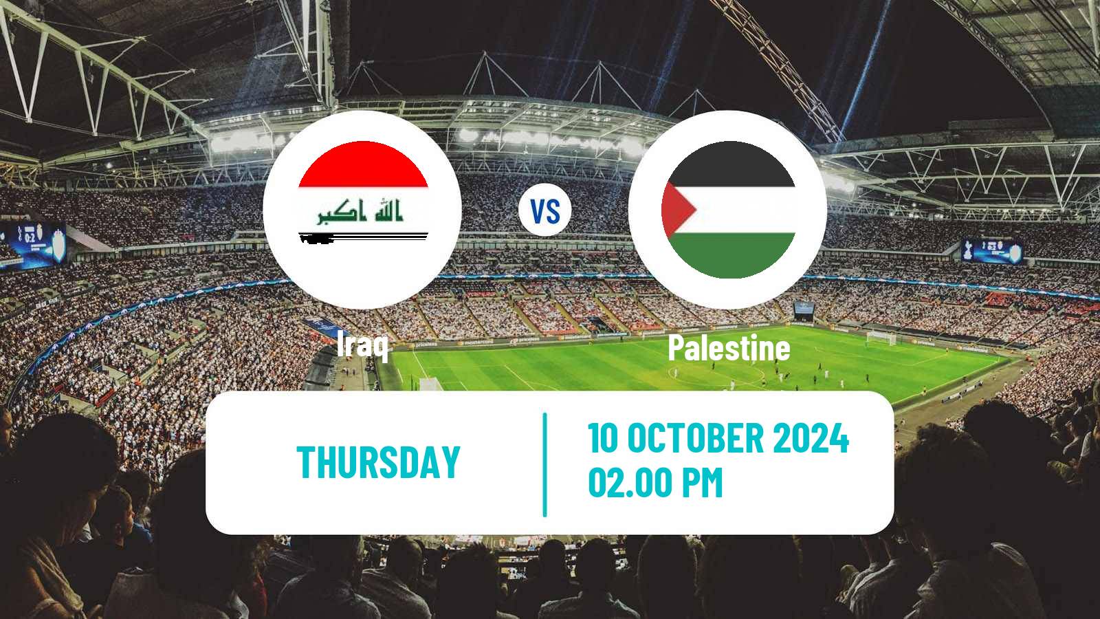 Soccer FIFA World Cup Iraq - Palestine