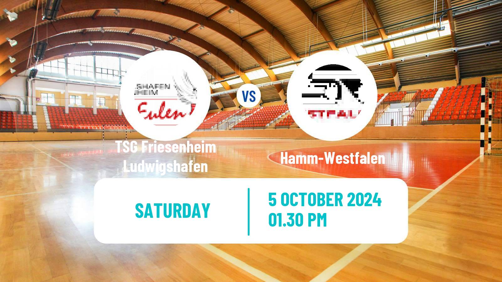 Handball German 2 Bundesliga Handball TSG Friesenheim Ludwigshafen - Hamm-Westfalen