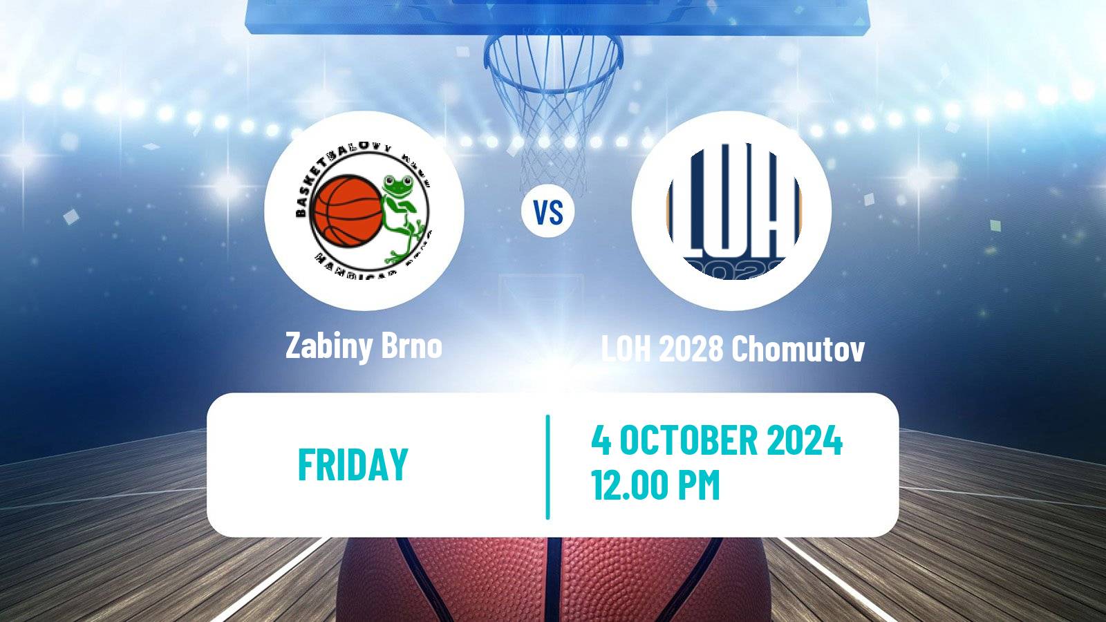 Basketball Czech ZBL Women Zabiny Brno - LOH 2028 Chomutov