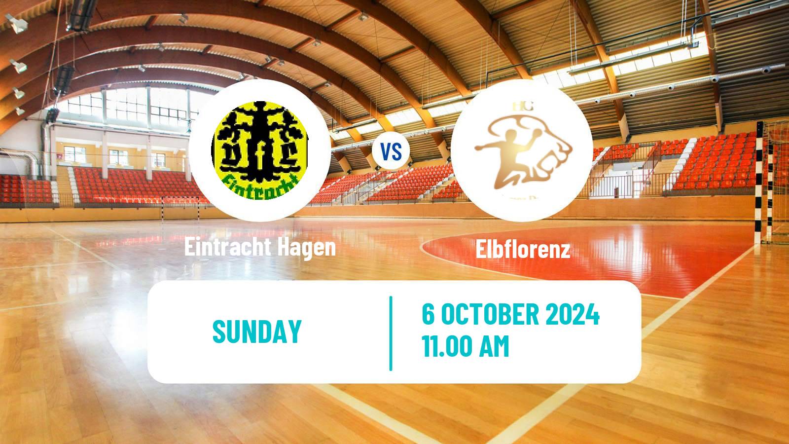 Handball German 2 Bundesliga Handball Eintracht Hagen - Elbflorenz