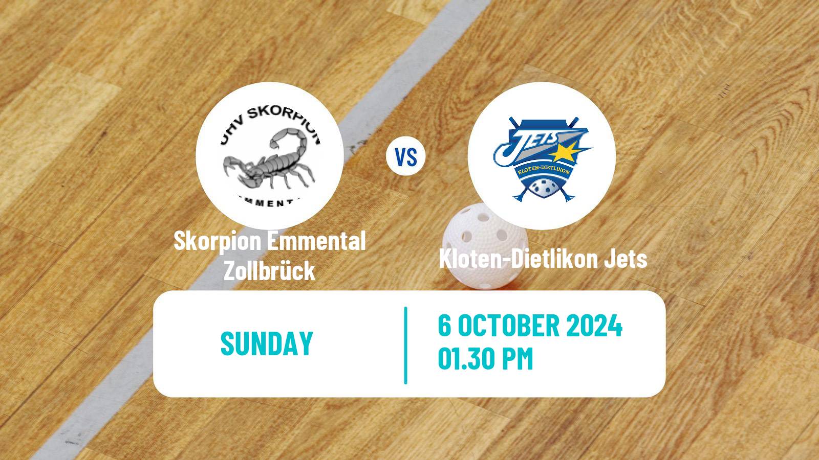 Floorball Swiss NLA Floorball Women Skorpion Emmental Zollbrück - Kloten-Dietlikon Jets