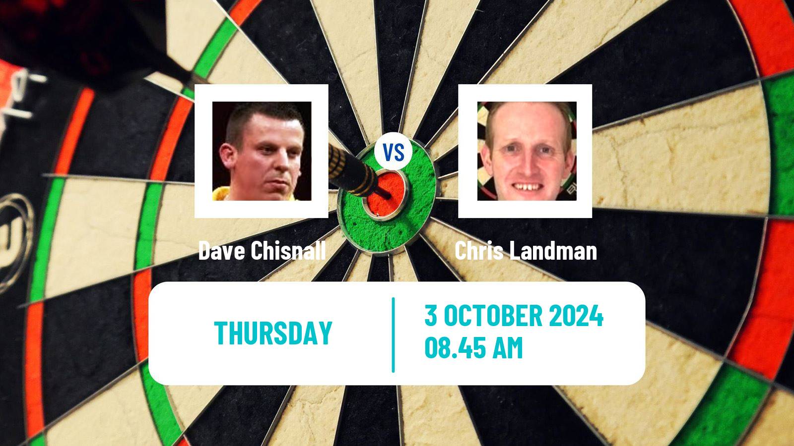 Darts Players Championship 26 2024 Dave Chisnall - Chris Landman