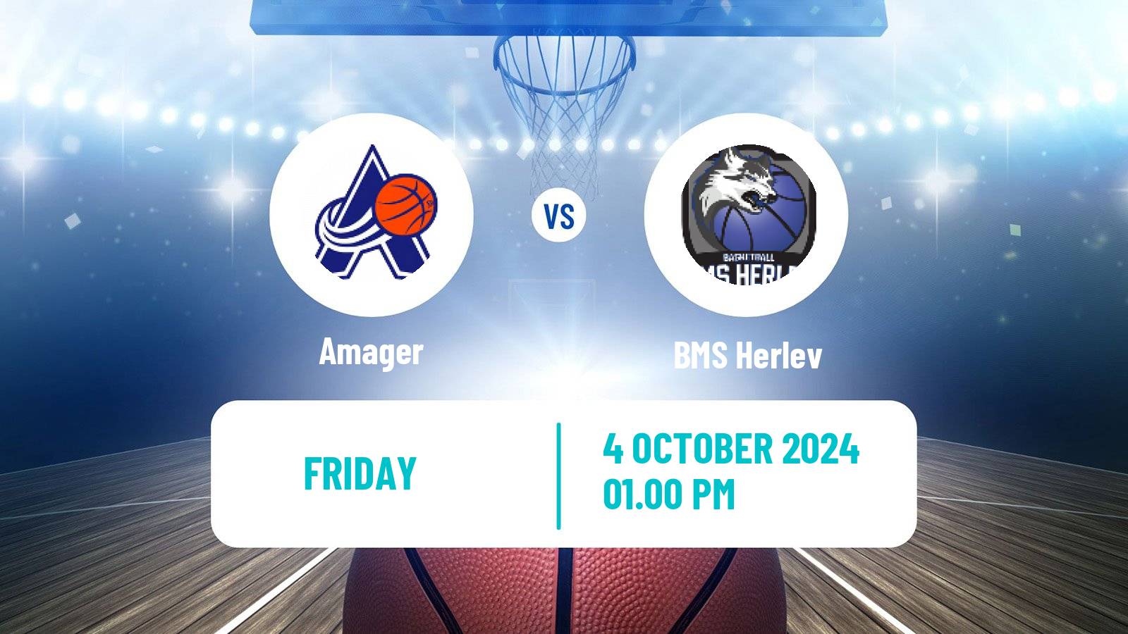 Basketball Danish Basketligaen Women Amager - BMS Herlev