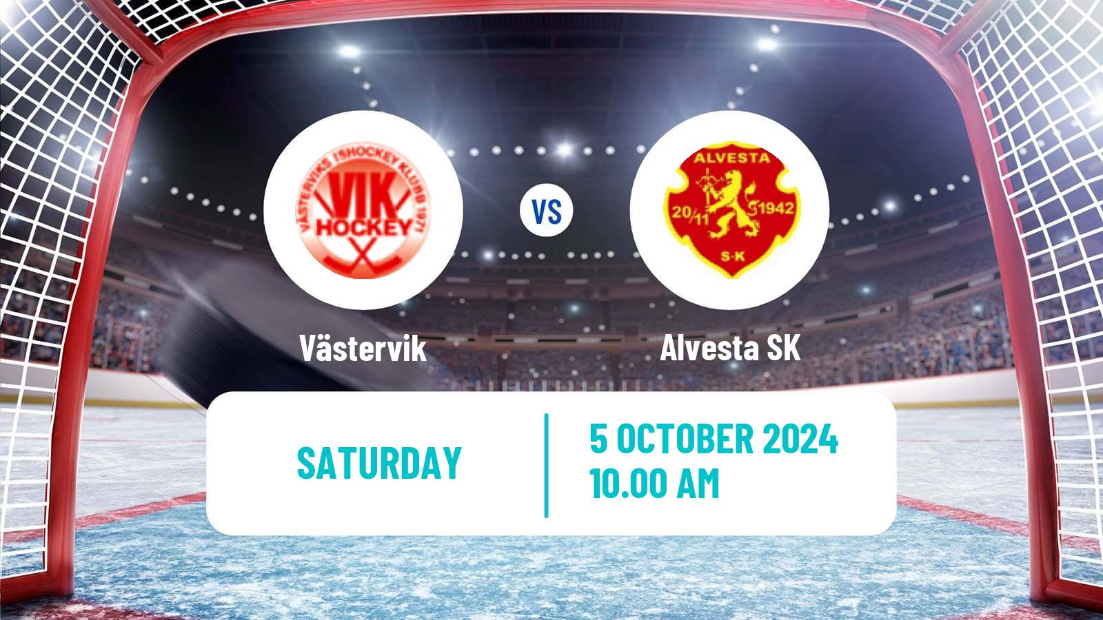 Hockey Swedish HockeyEttan Sodra Västervik - Alvesta