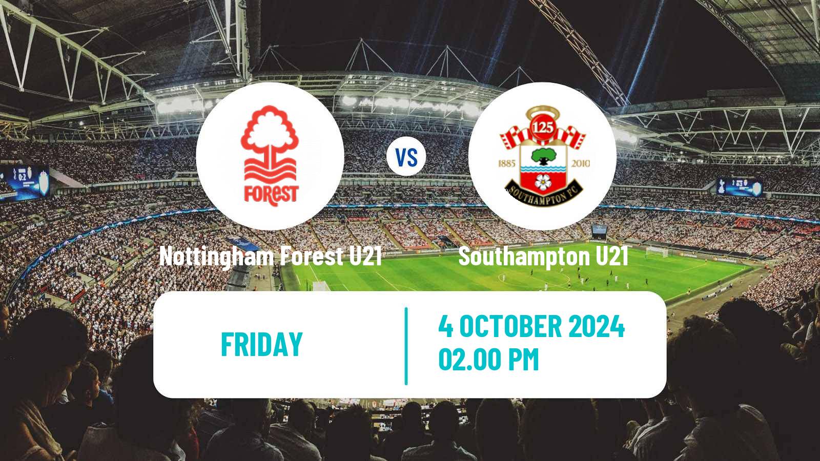 Soccer English Premier League 2 Nottingham Forest U21 - Southampton U21