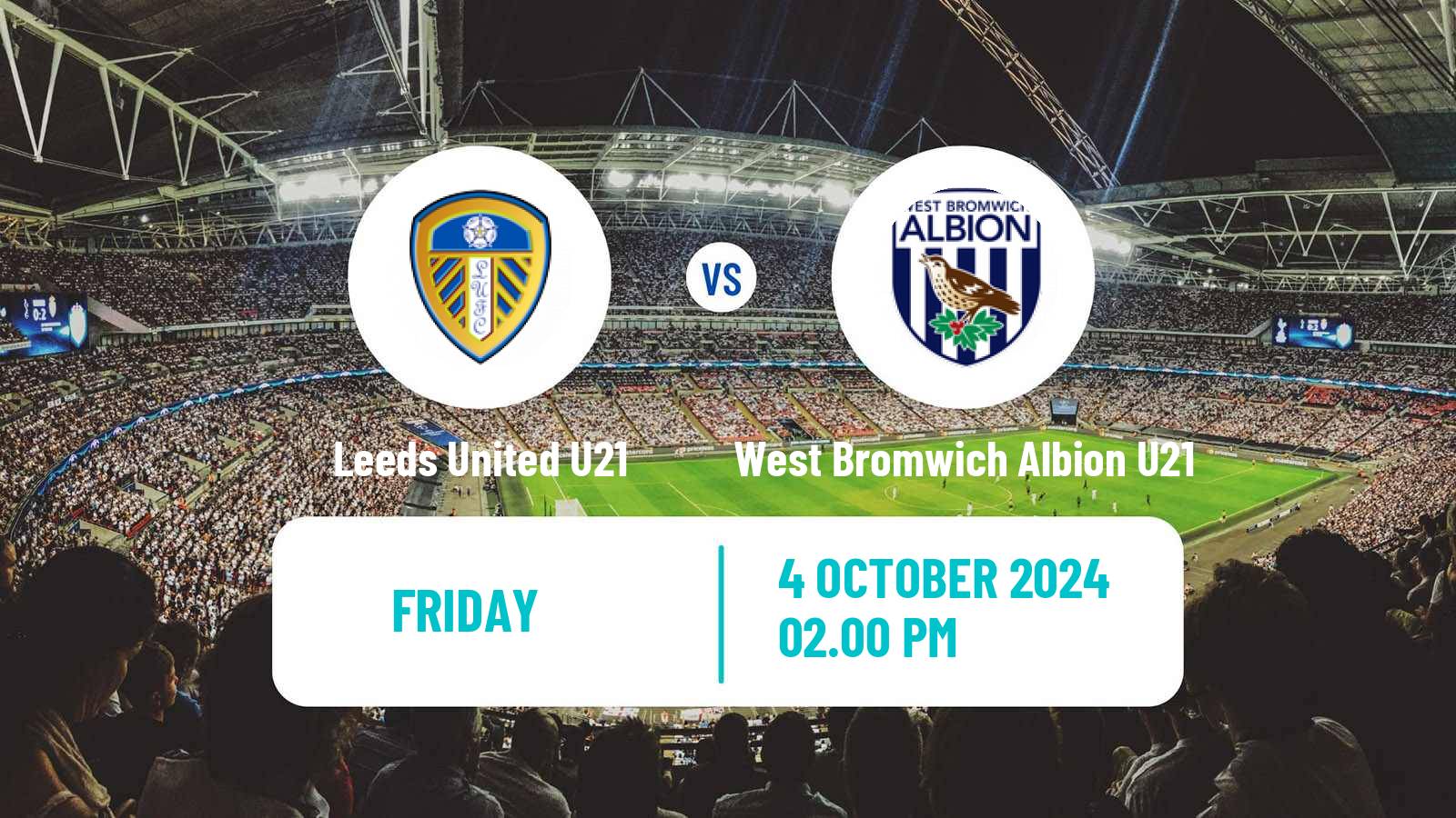 Soccer English Premier League 2 Leeds United U21 - West Bromwich Albion U21