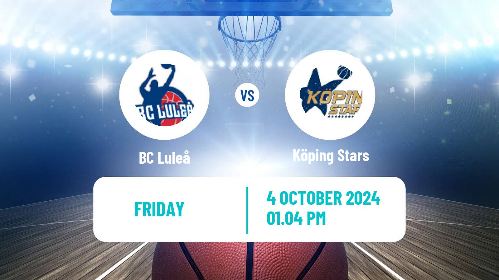 Basketball Swedish Basketligan Luleå - Köping Stars