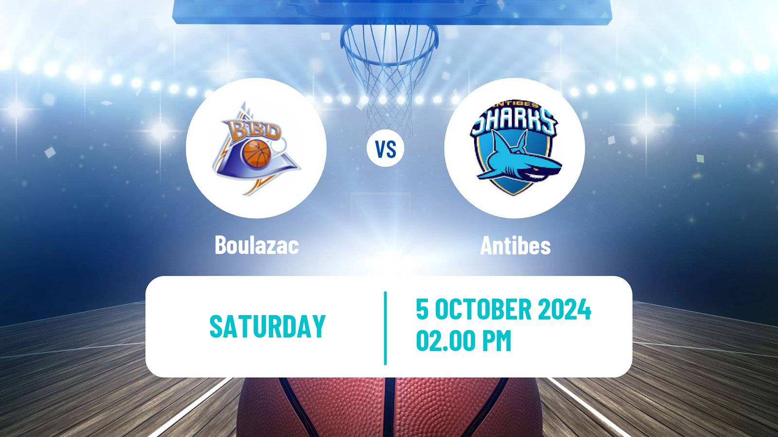 Basketball French LNB Pro B Boulazac - Antibes