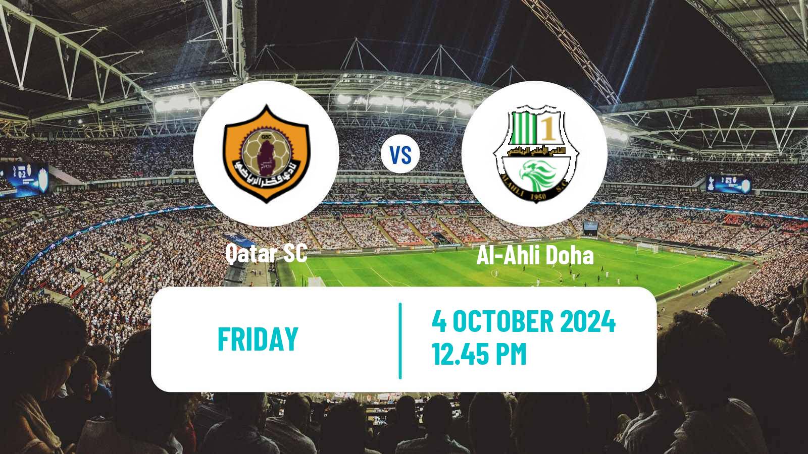 Soccer Qatar QSL Cup Qatar SC - Al-Ahli Doha