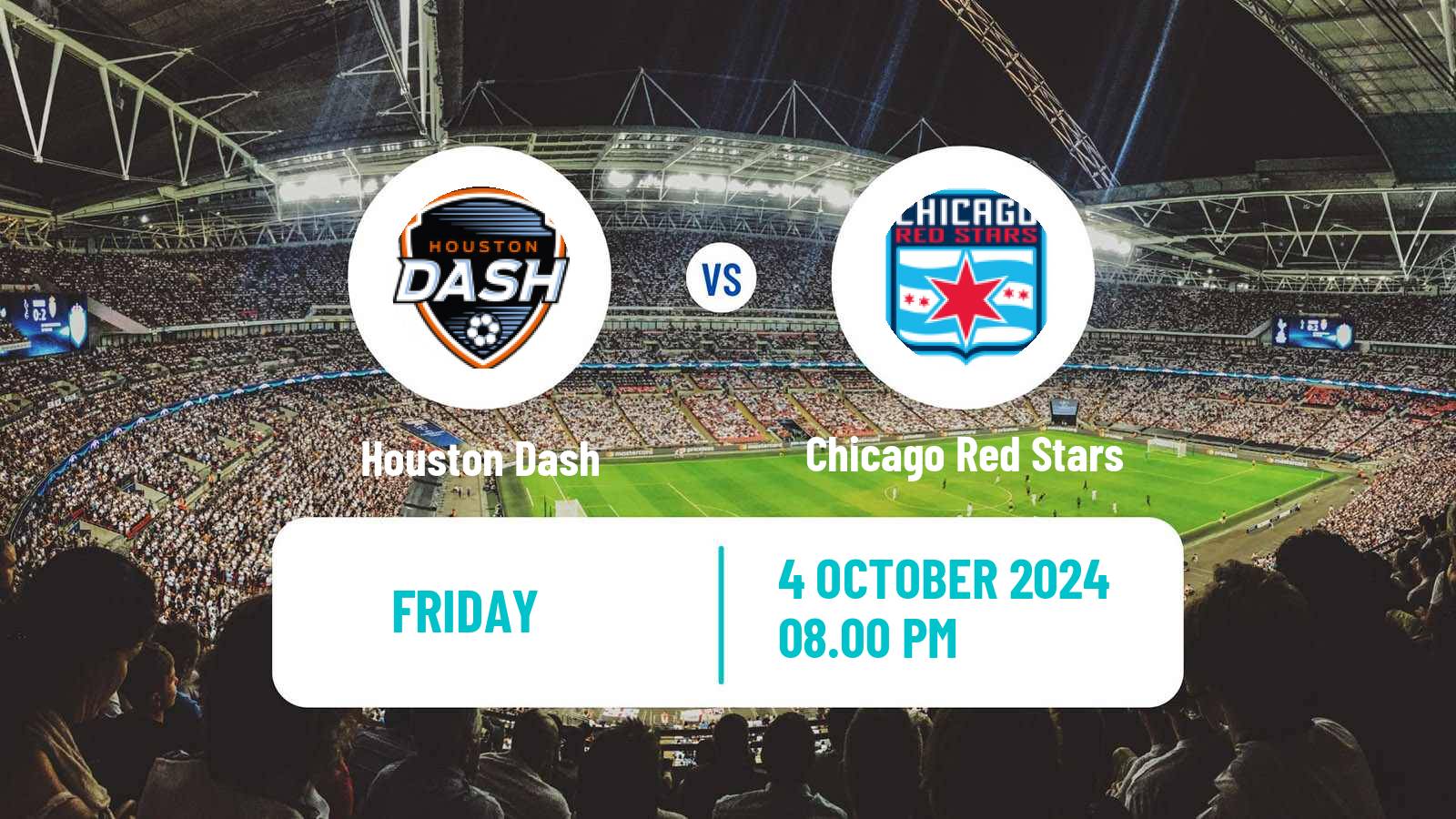 Soccer NWSL Houston Dash - Chicago Red Stars