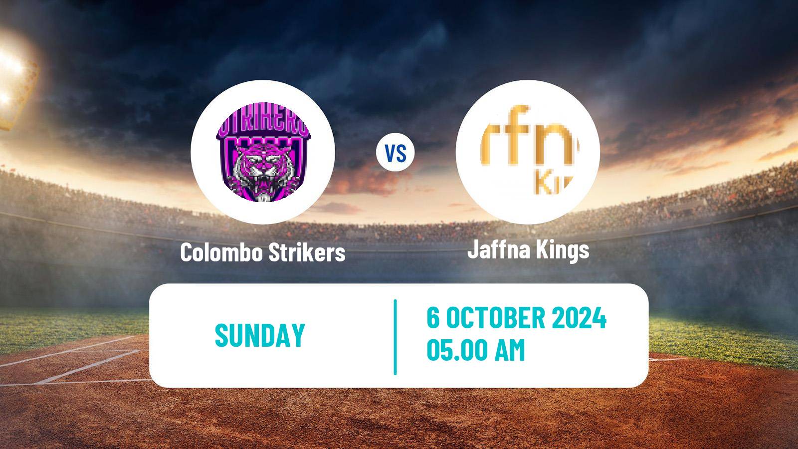 Cricket Sri Lanka NSL One Day Tournament Colombo Strikers - Jaffna Kings