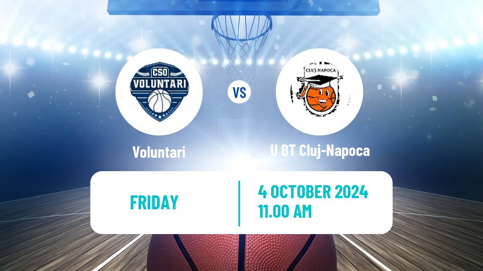 Basketball Romanian Divizia A Basketball Voluntari - U BT Cluj-Napoca