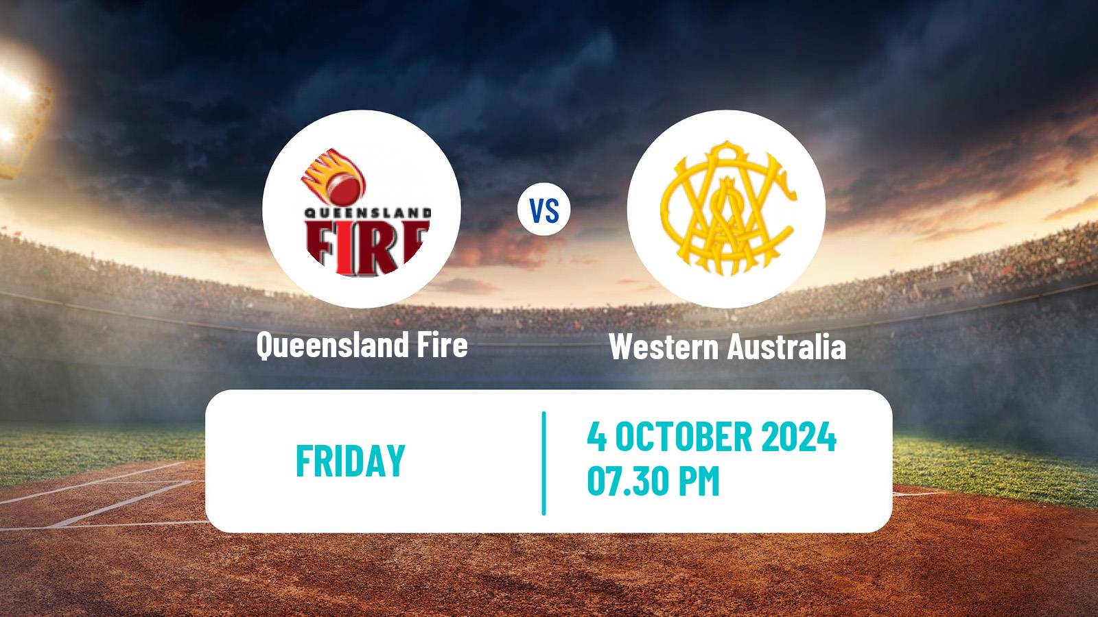 Cricket Australian National League Cricket Women Queensland Fire - Western Australia