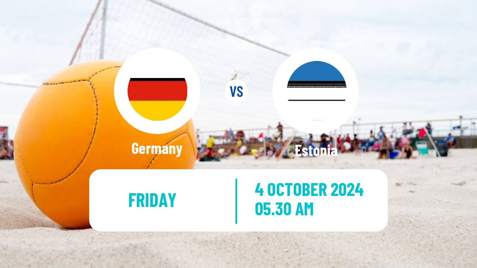 Beach soccer World Cup Germany - Estonia