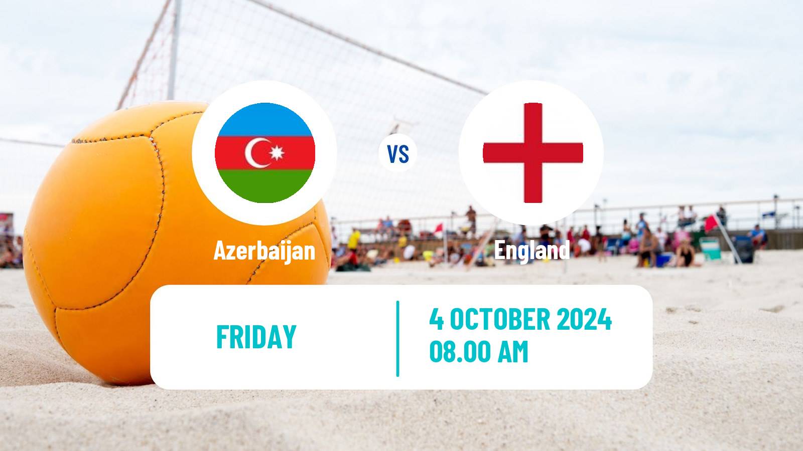 Beach soccer World Cup Azerbaijan - England