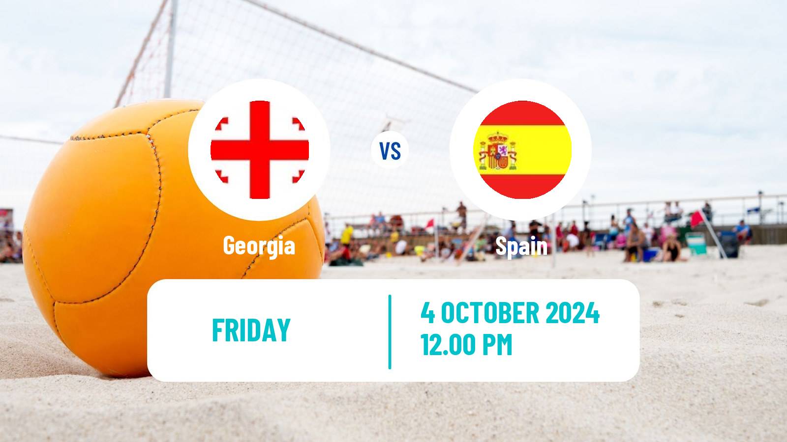 Beach soccer World Cup Georgia - Spain