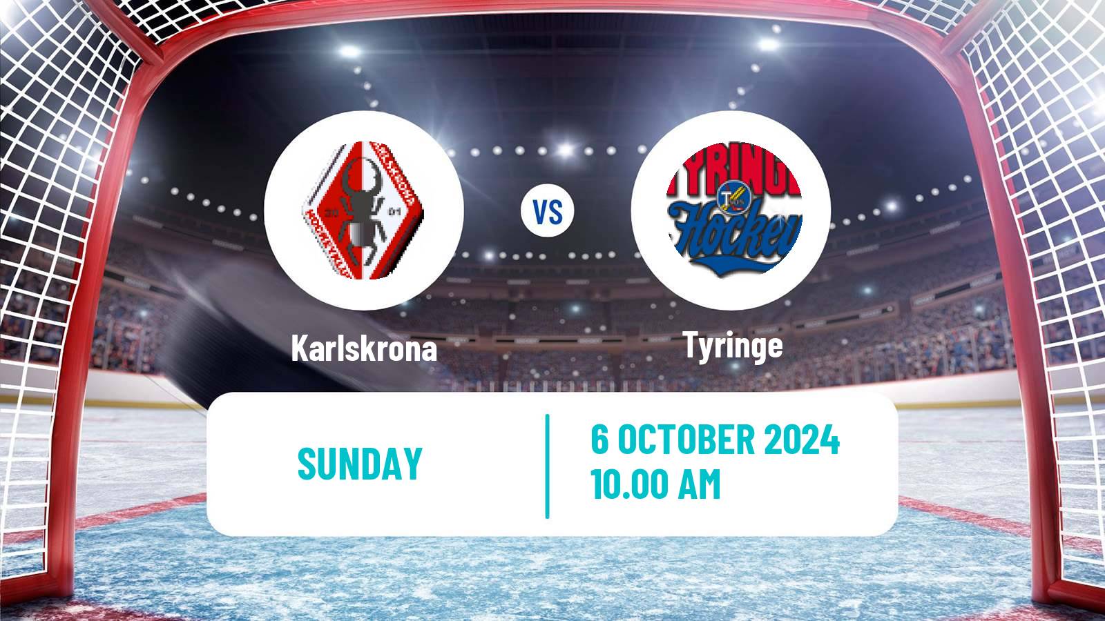 Hockey Swedish HockeyEttan Sodra Karlskrona - Tyringe