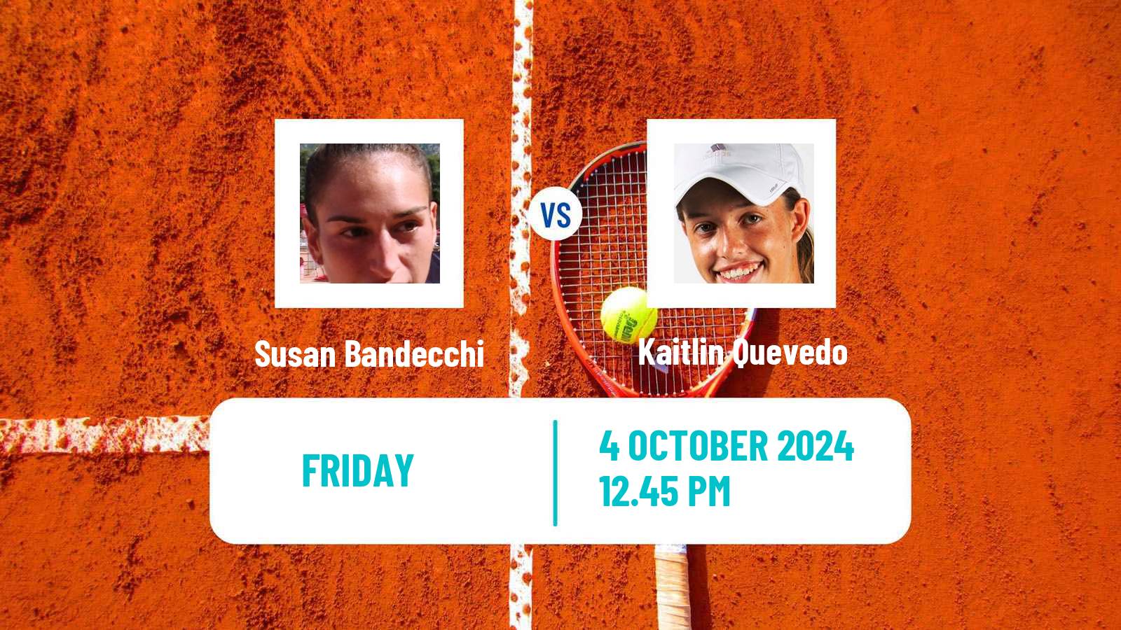 Tennis ITF W35 Baza Women Susan Bandecchi - Kaitlin Quevedo