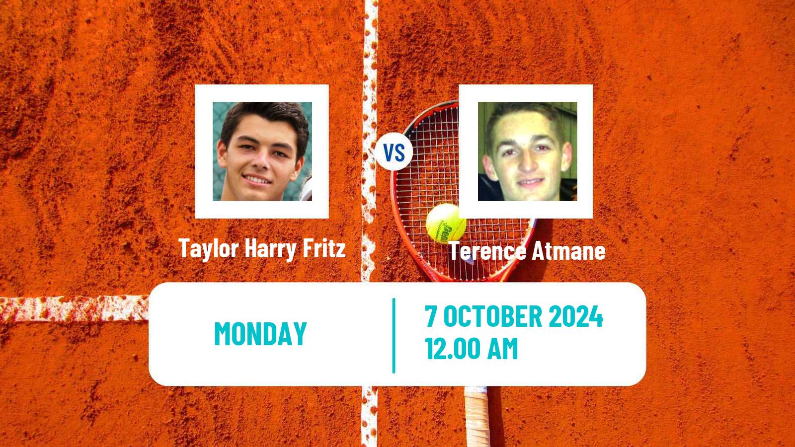 Tennis ATP Shanghai Taylor Harry Fritz - Terence Atmane