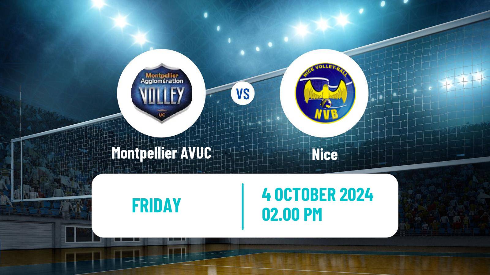 Volleyball French Ligue A Volleyball Montpellier AVUC - Nice