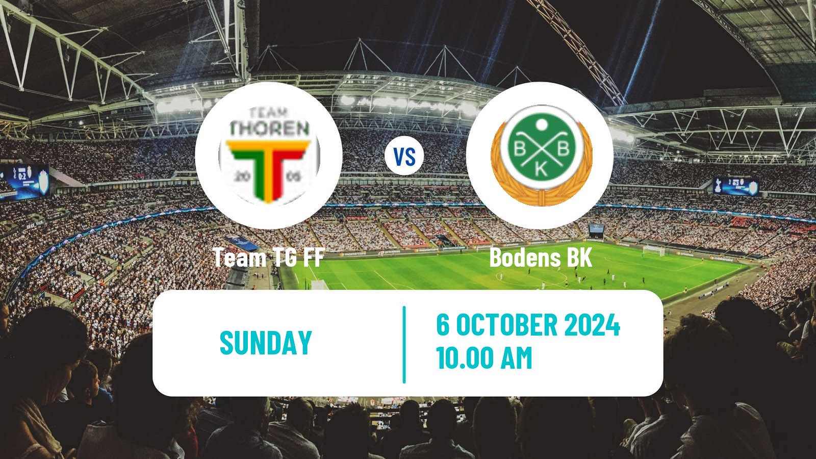 Soccer Swedish Division 2 - Norrland Team TG - Boden