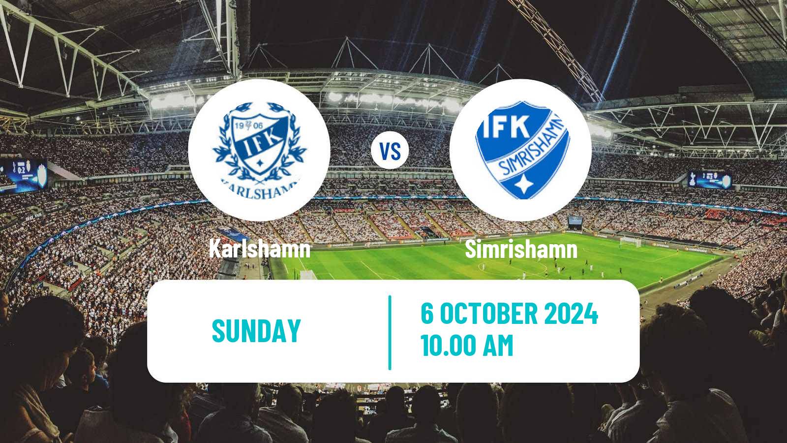 Soccer Swedish Division 2 - Södra Götaland Karlshamn - Simrishamn