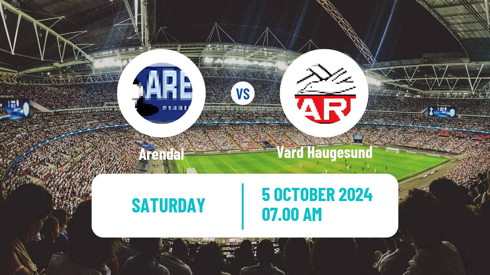 Soccer Norwegian Division 2 - Group 1 Arendal - Vard Haugesund