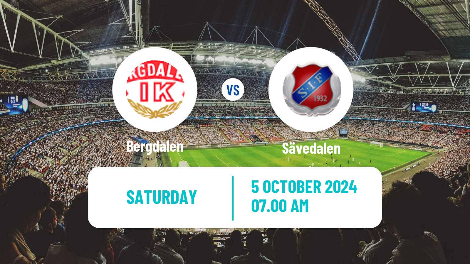 Soccer Swedish Division 2 - Västra Götaland Bergdalen - Sävedalen