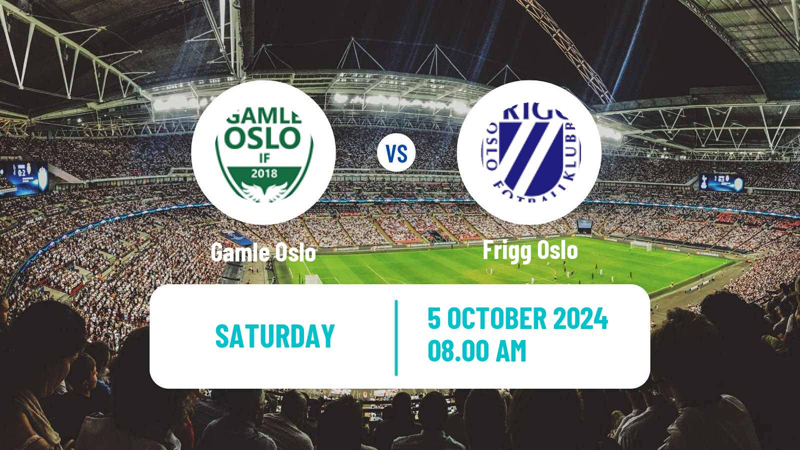 Soccer Norwegian Division 3 - Group 3 Gamle Oslo - Frigg Oslo