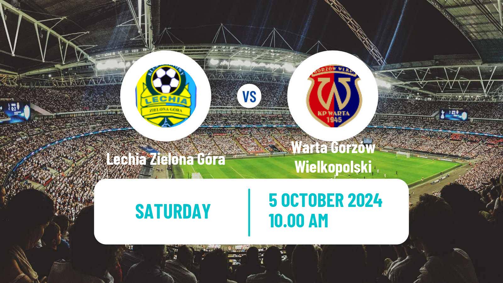 Soccer Polish Division 3 - Group III Lechia Zielona Góra - Warta Gorzów Wielkopolski