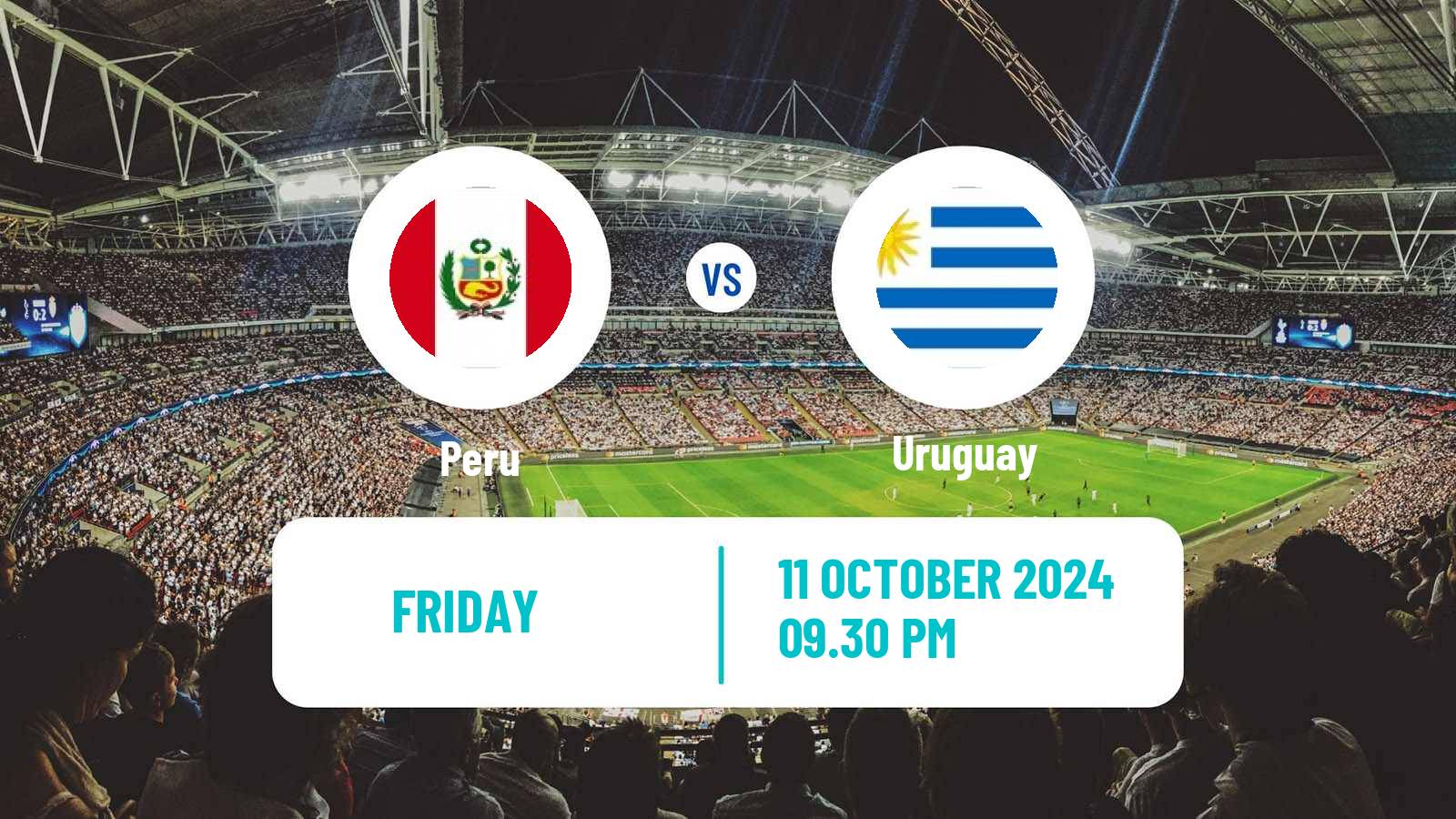 Soccer FIFA World Cup Peru - Uruguay