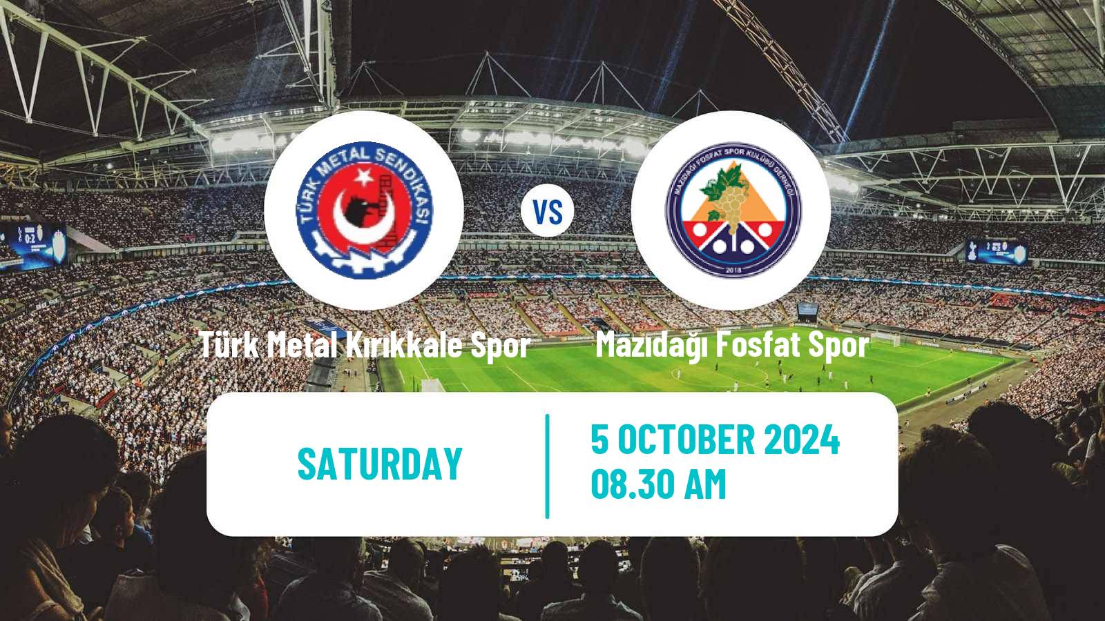 Soccer Turkish 3 Lig Group 2 Türk Metal Kırıkkale Spor - Mazıdağı Fosfat Spor