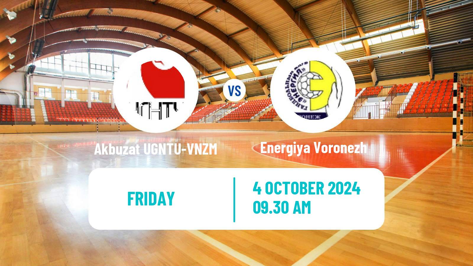 Handball Russian Superleague Handball Akbuzat UGNTU-VNZM - Energiya Voronezh