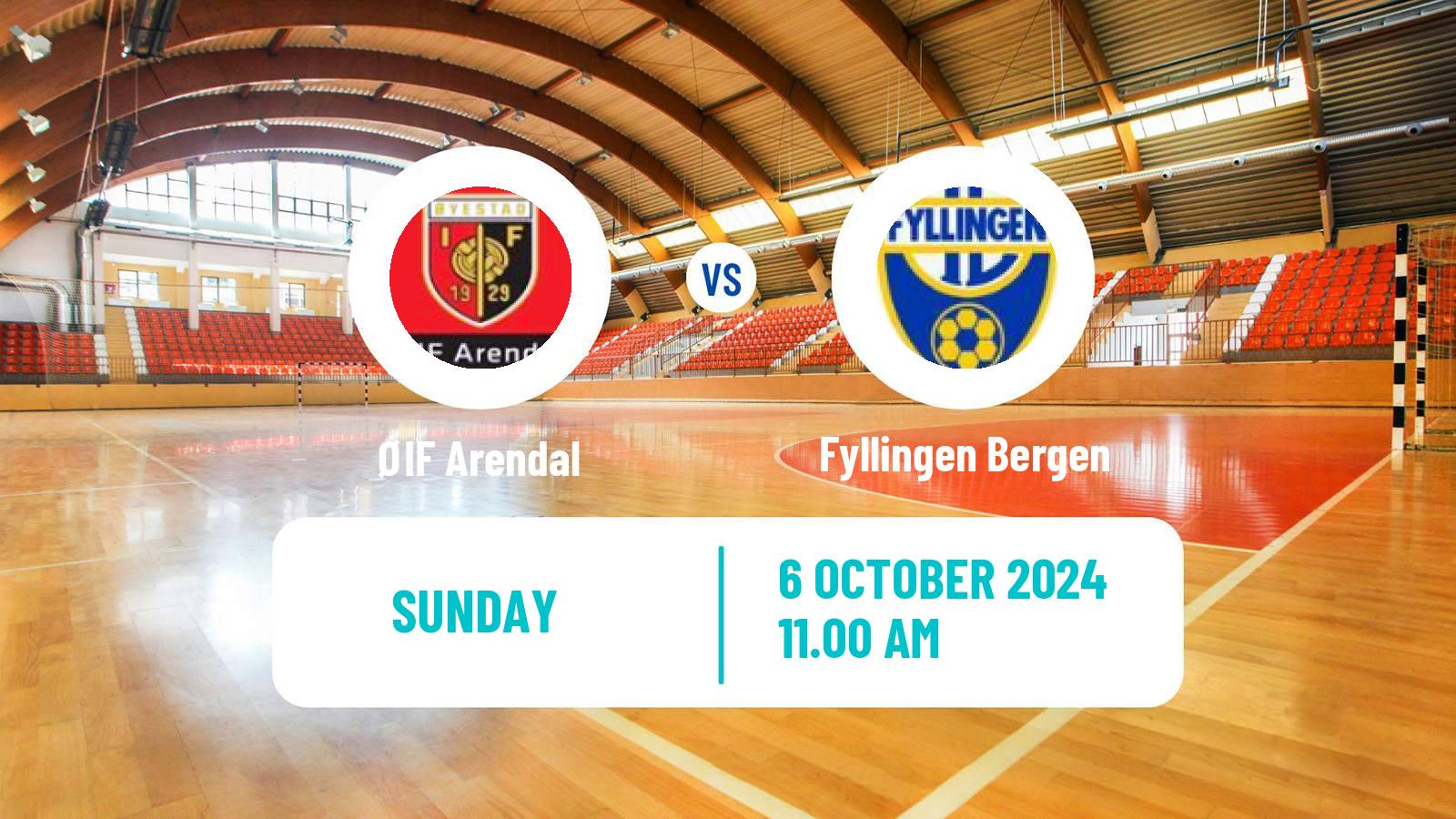 Handball Norwegian Eliteserien Handball Arendal - Fyllingen Bergen