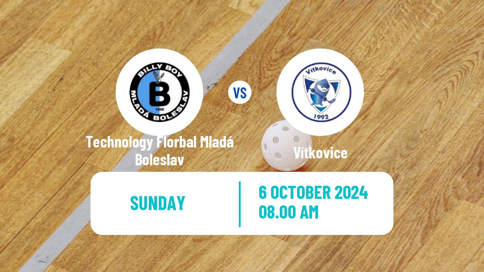 Floorball Czech Superliga Floorball Technology Florbal Mladá Boleslav - Vítkovice