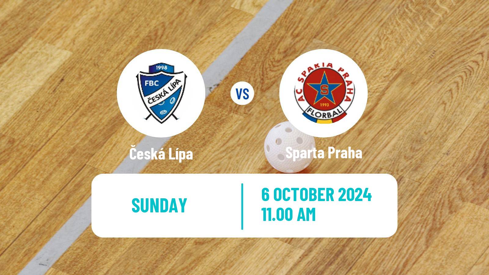 Floorball Czech Superliga Floorball Česká Lípa - Sparta Praha