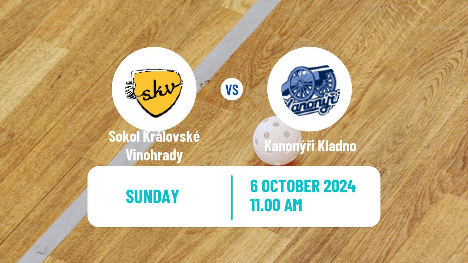 Floorball Czech Superliga Floorball Sokol Královské Vinohrady - Kanonýři Kladno