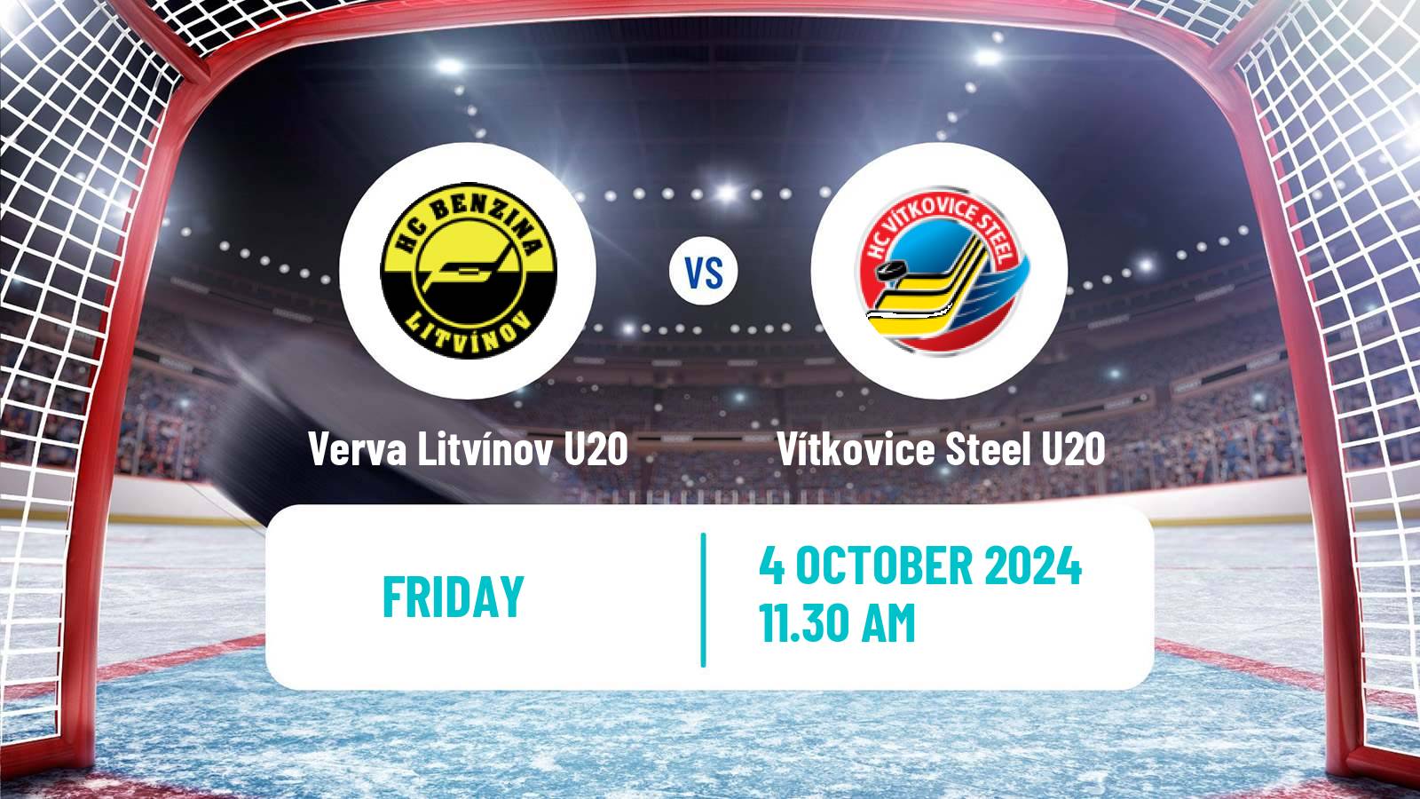 Hockey Czech ELJ Verva Litvínov U20 - Vítkovice Steel U20