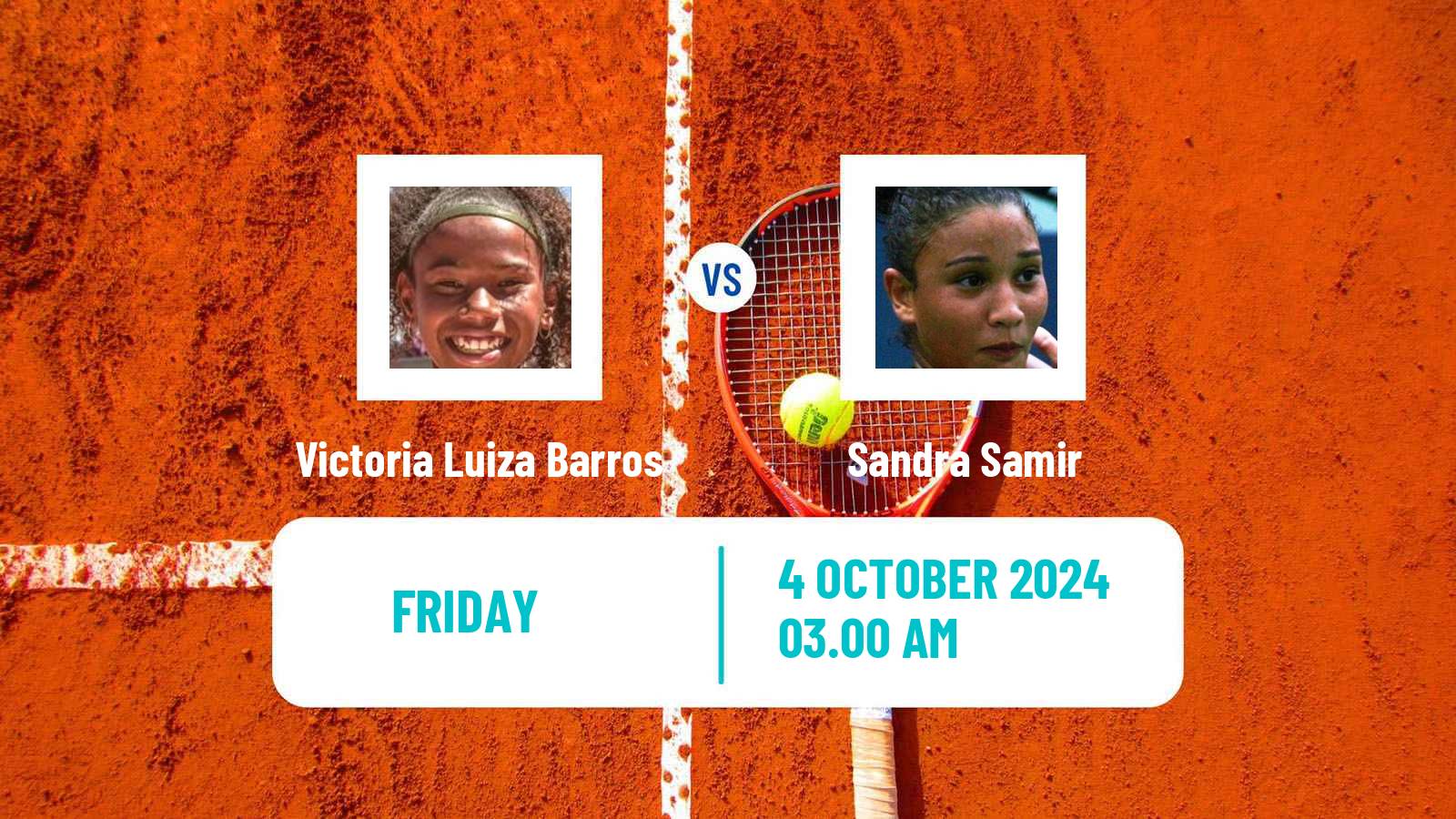 Tennis ITF W15 Sharm Elsheikh 12 Women Victoria Luiza Barros - Sandra Samir