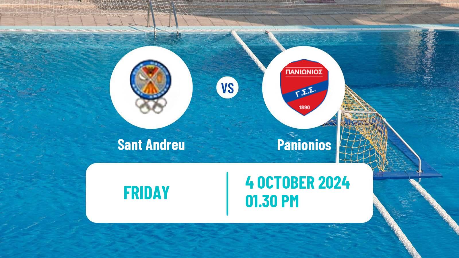 Water polo Champions League Water Polo Women Sant Andreu - Panionios