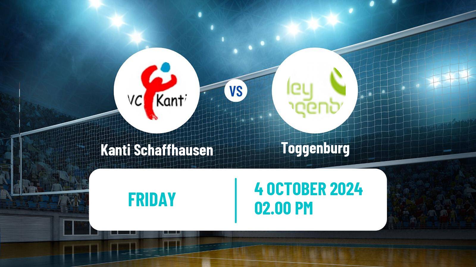 Volleyball Swiss NLA Volleyball Women Kanti Schaffhausen - Toggenburg