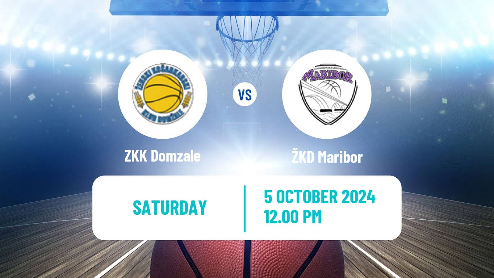 Basketball Slovenian Liga Basketball Women Domzale - Maribor