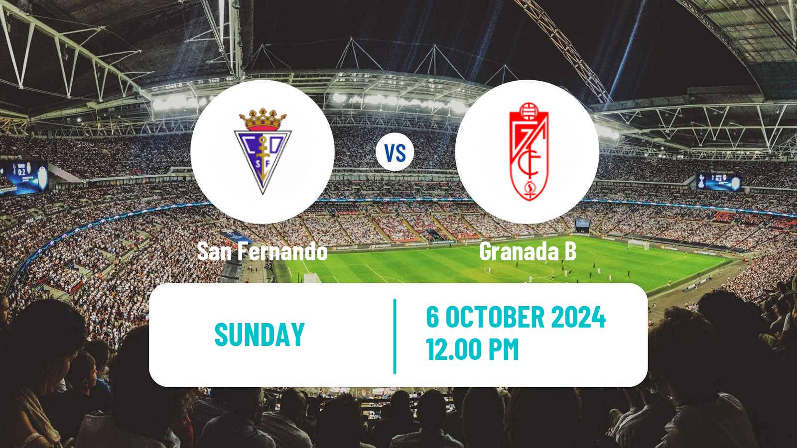 Soccer Spanish Segunda RFEF - Group 4 San Fernando - Granada B