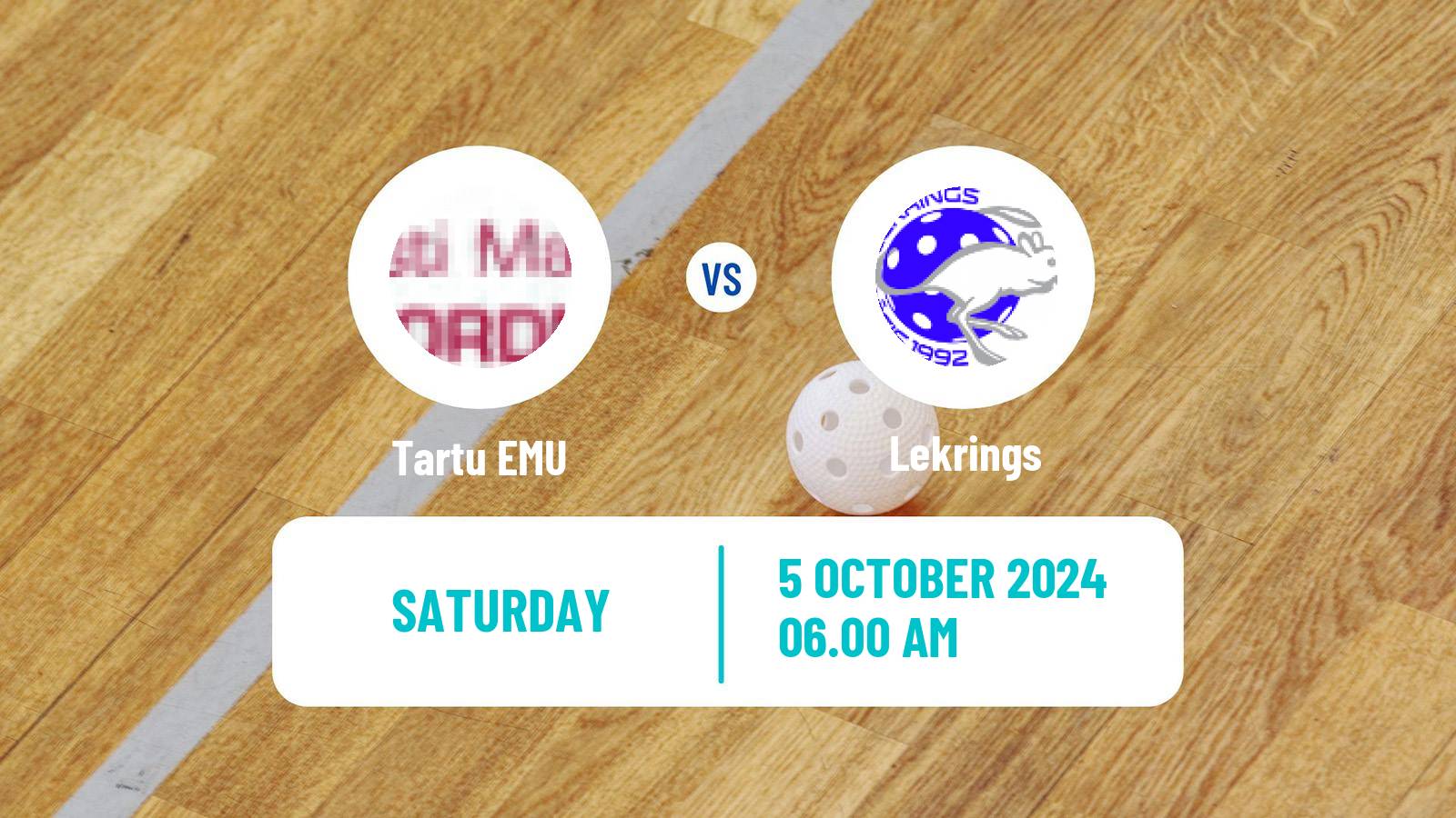 Floorball Latvian Elvi Liga Women Tartu EMU - Lekrings