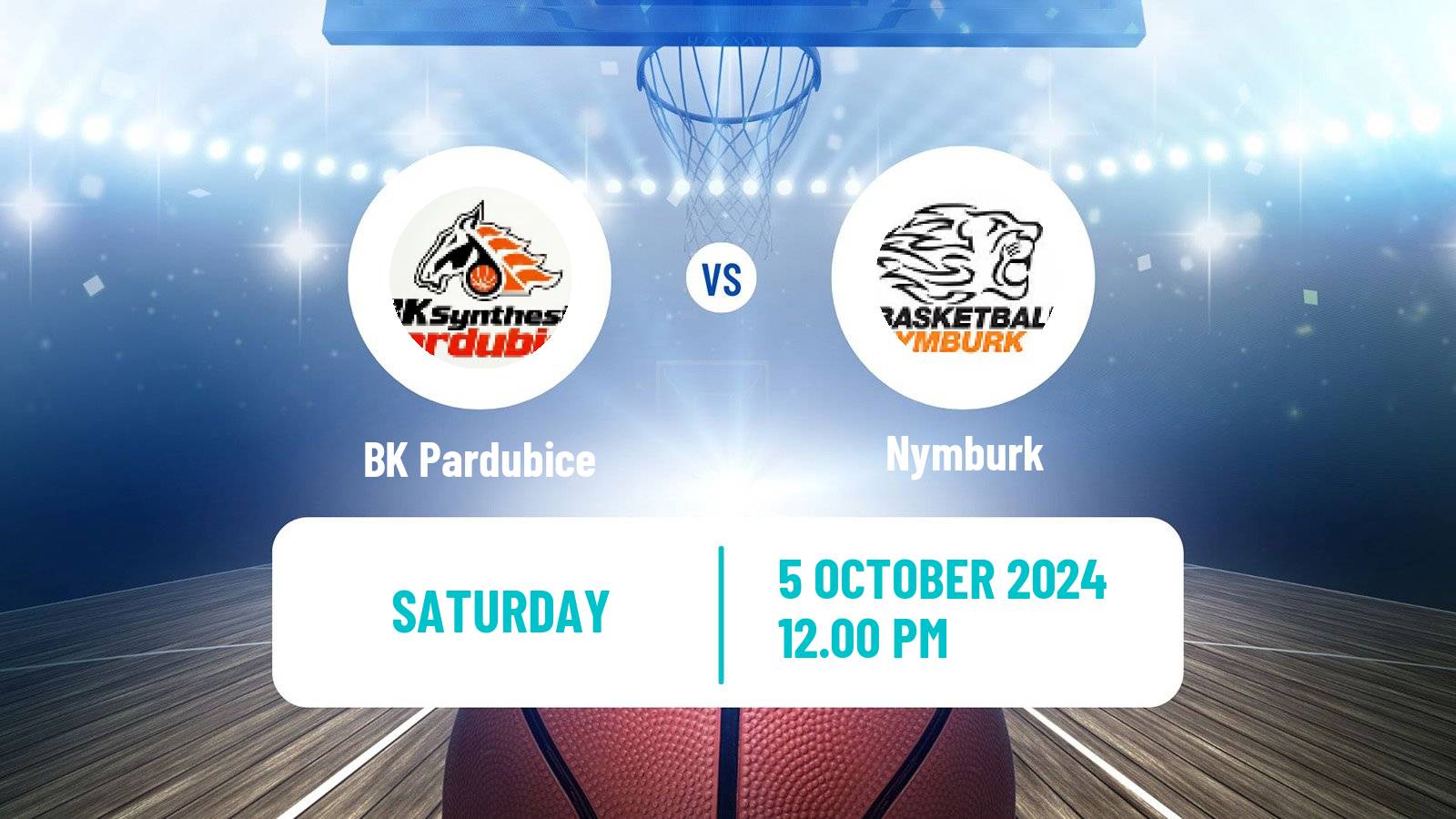 Basketball Czech NBL Pardubice - Nymburk