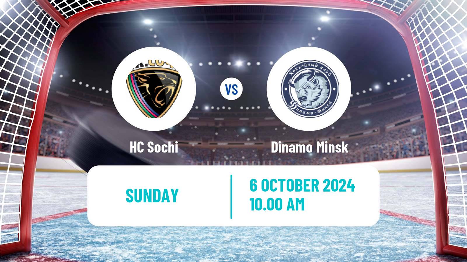 Hockey KHL Sochi - Dinamo Minsk