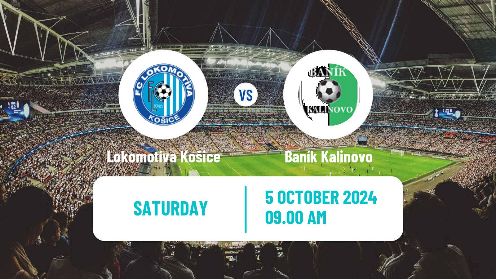 Soccer Slovak 3 Liga East Lokomotíva Košice - Baník Kalinovo